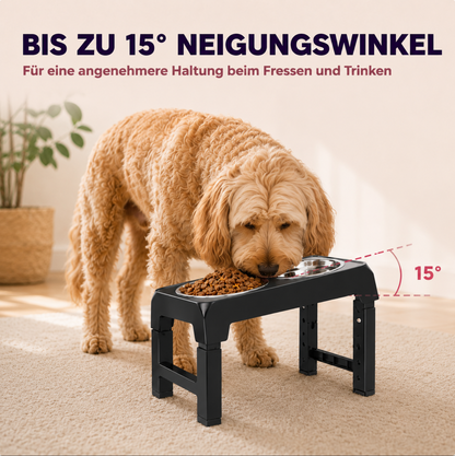 Höhenverstellbarer Futternapf – ergonomisch füttern