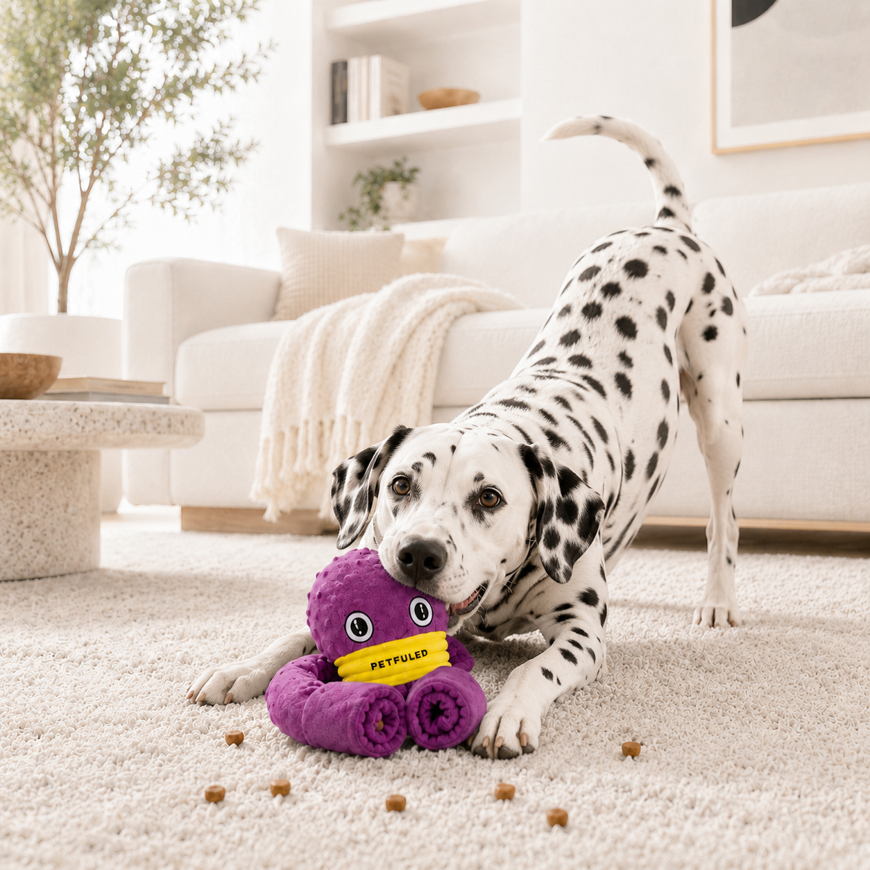 Hundespielzeug Oktopus – Spielspaß und langsameres Fressen in einem