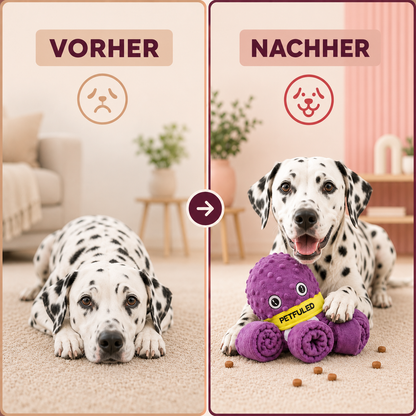 Hundespielzeug Oktopus – Spielspaß und langsameres Fressen in einem
