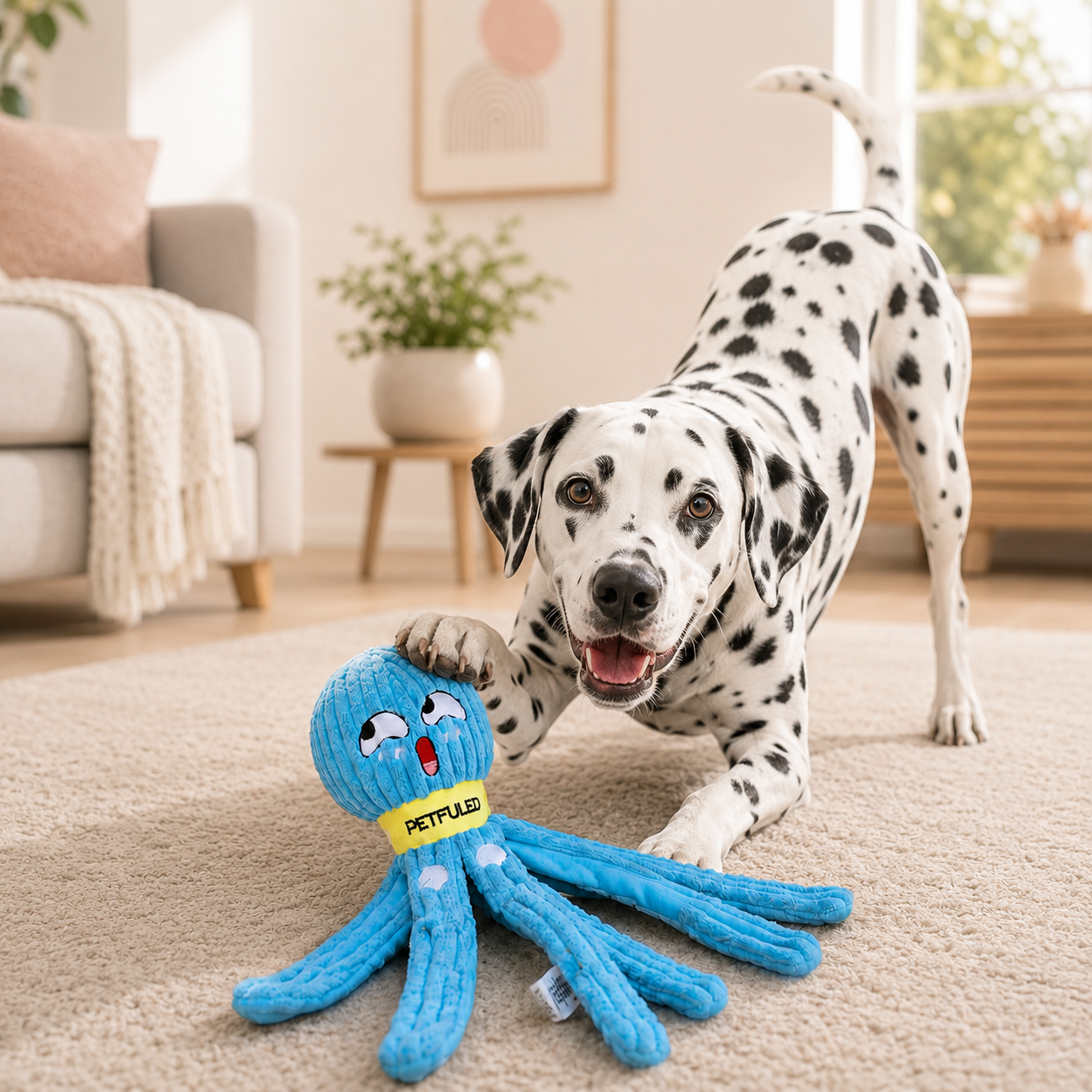 Hundespielzeug Oktopus – Spielspaß und langsameres Fressen in einem