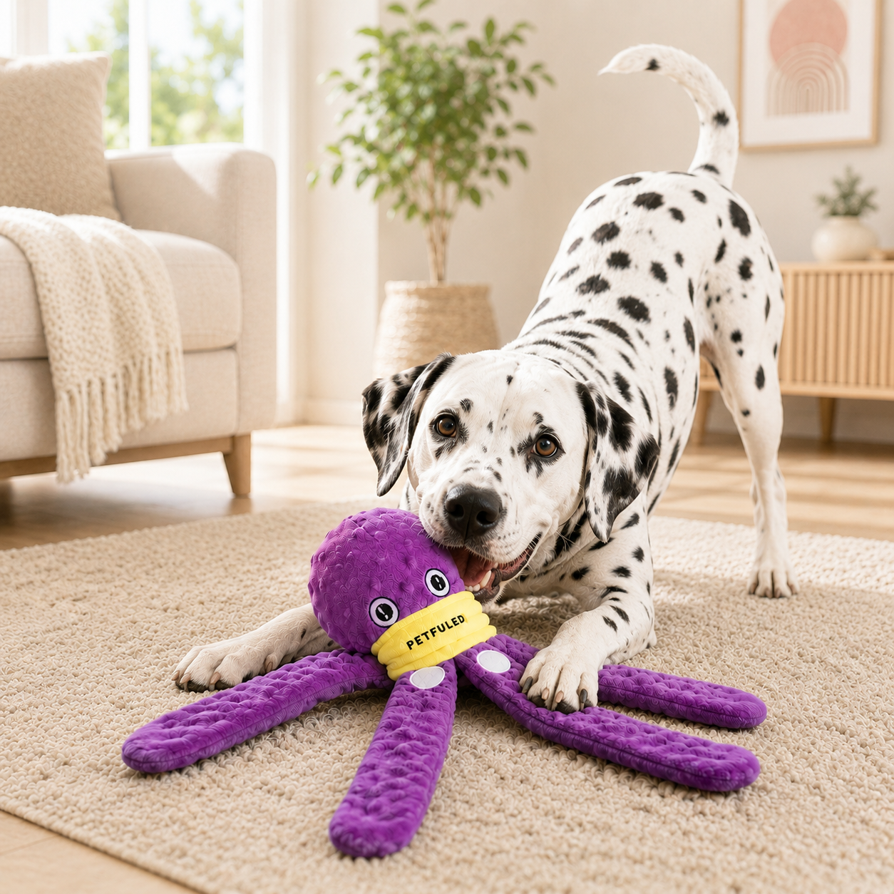 Hundespielzeug Oktopus – Spielspaß und langsameres Fressen in einem